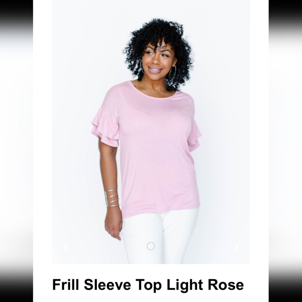 Agnes and Dora Frill Sleeve Top